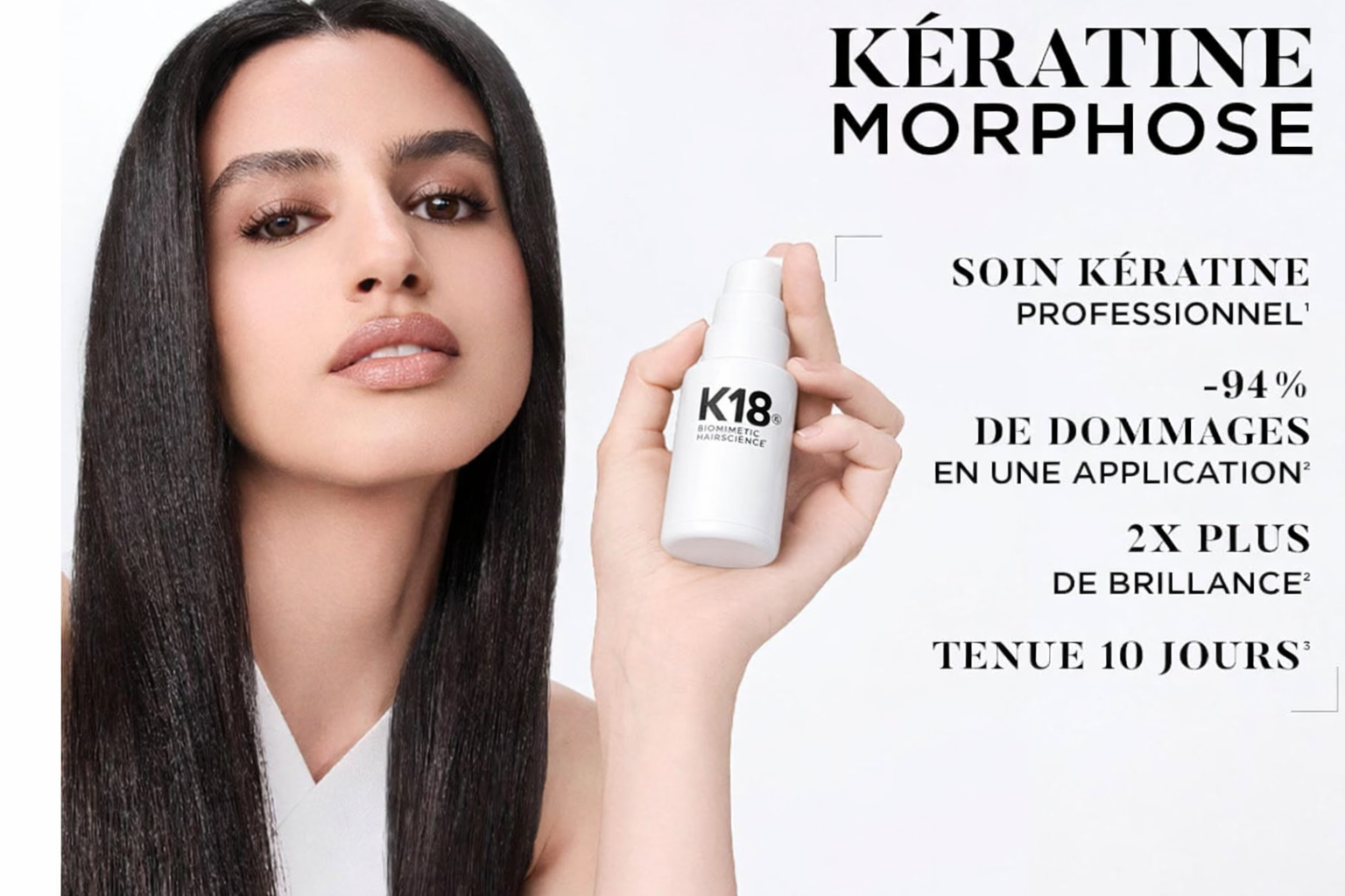 Masque capillaire réparateur K18 Sans Rinçage – Cheveux Réparés & Lissés