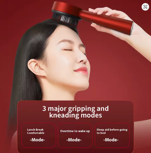 Kiit Peigne de massage électrique LED + Croissance des Cheveux