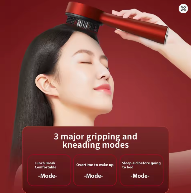 Kiit Peigne de massage électrique LED + Croissance des Cheveux