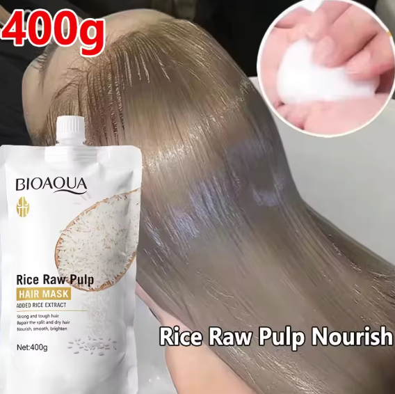 Soin Capillaire Réparateur Ultra- Rapide pour Cheveux Abîmés à la Kératine & Riz