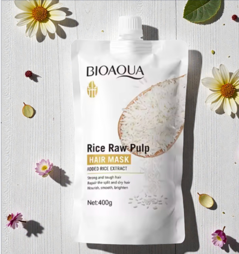 Soin Capillaire Réparateur Ultra- Rapide pour Cheveux Abîmés à la Kératine & Riz